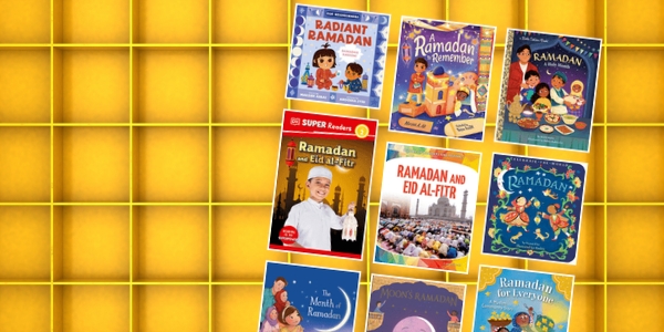 bookshelf with various book covers