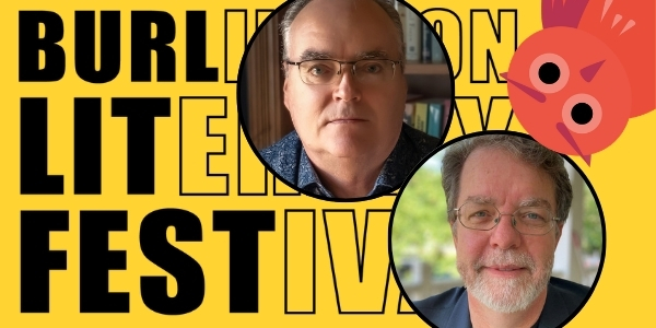 headshots of Terry Fallis and Will Ferguson