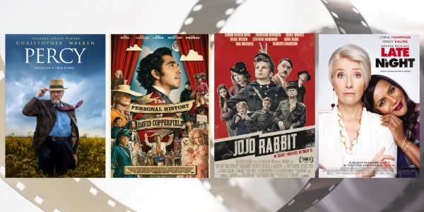 four movie posters of the films featured in March