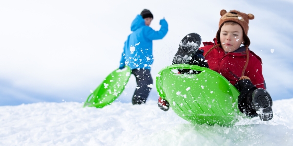 youth tobogganing