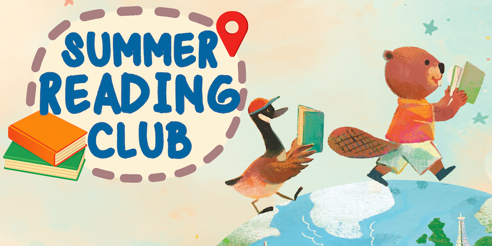 summer reading club decorative