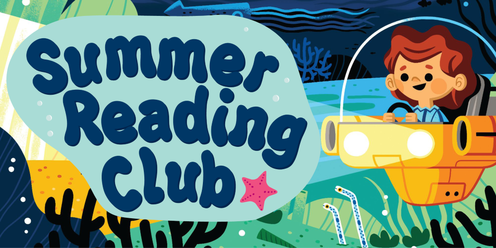 summer reading club decorative